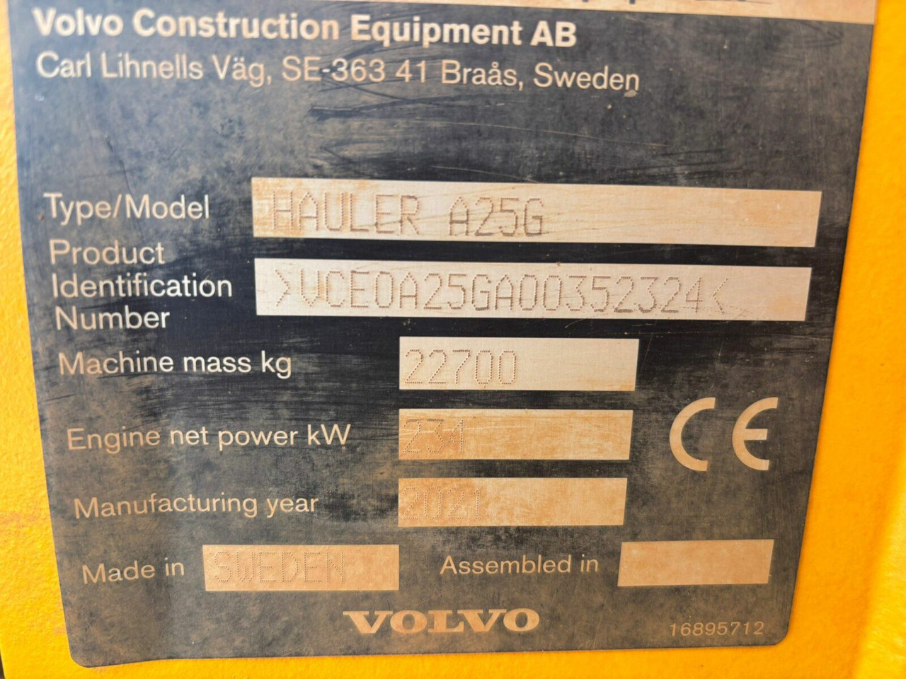 Camión volquete Volvo A25G Dumper 22,7 Ton TOP gepflegt: foto 17