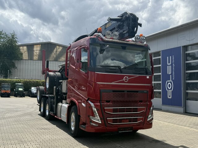 Volvo FH 540 6x4 Langholztransporter Kran + Anhänger - Camión forestal, Camión grúa: foto 1 Volvo FH 540 6x4 Langholztransporter Kran + Anhänger - Camión forestal, Camión grúa: foto 1
