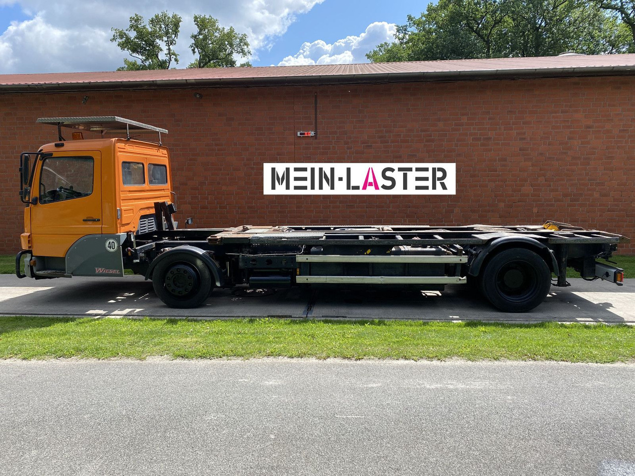 Camión portacontenedore/ Intercambiable Mercedes-Benz Kamag Wiesel Umsetzter Sattelplatte: foto 9