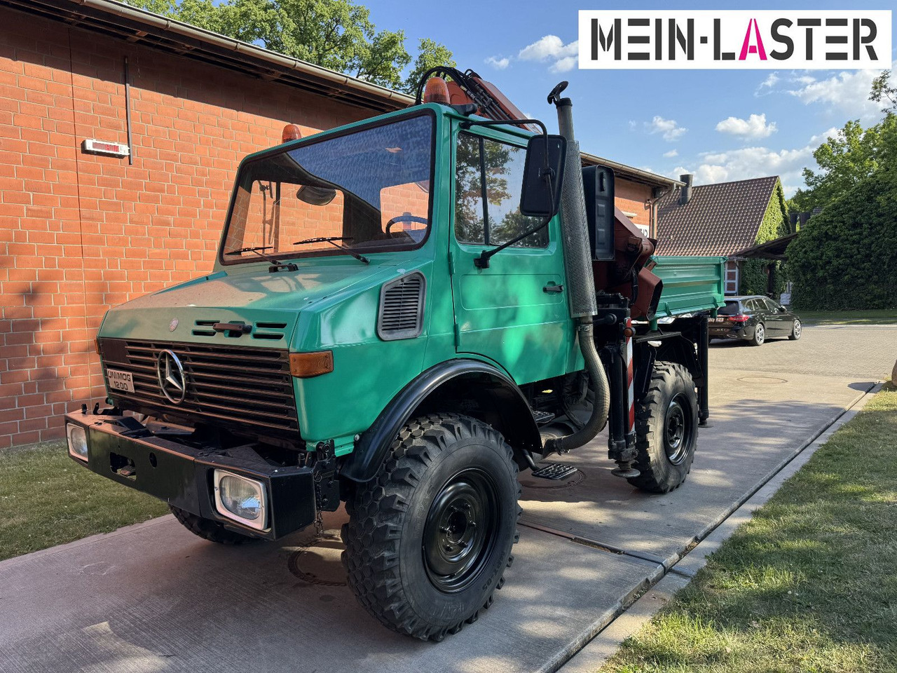 Unimog U 1200 Atlas 75.2 Kran 14 m Funk FB *1. Hand - Camión grúa: foto 3 Unimog U 1200 Atlas 75.2 Kran 14 m Funk FB *1. Hand - Camión grúa: foto 3