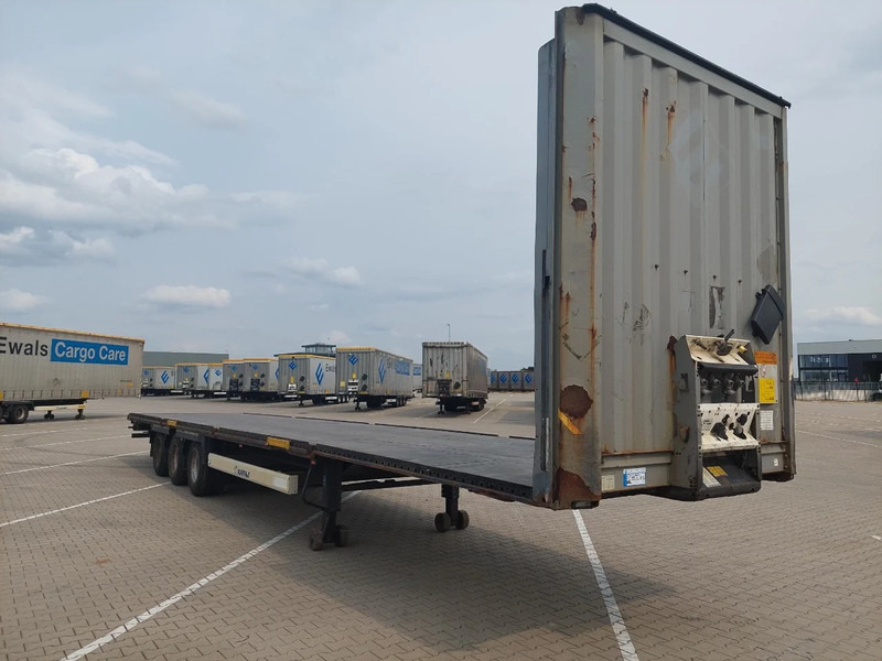 Krone 15x 2015 MEGA P400 HUCKEPACK FLAT + 2 x Stacks van 2x 2015 MEGA P400 HUCKEPACK - Semirremolque plataforma/ Caja abierta: foto 1 Krone 15x 2015 MEGA P400 HUCKEPACK FLAT + 2 x Stacks van 2x 2015 MEGA P400 HUCKEPACK - Semirremolque plataforma/ Caja abierta: foto 1