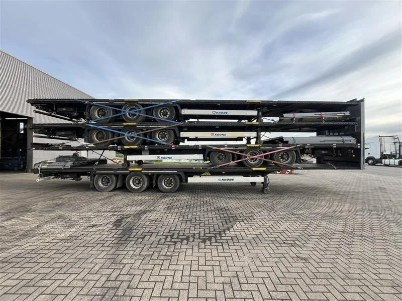 Krone 4x 2015 XL MEGA P400 HUCKEPACK FLAT STACK - Semirremolque caja cerrada: foto 5 Krone 4x 2015 XL MEGA P400 HUCKEPACK FLAT STACK - Semirremolque caja cerrada: foto 5