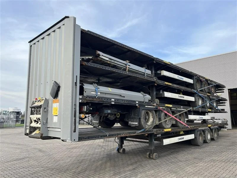 Krone 4x 2015 XL MEGA P400 HUCKEPACK FLAT STACK - Semirremolque caja cerrada: foto 3 Krone 4x 2015 XL MEGA P400 HUCKEPACK FLAT STACK - Semirremolque caja cerrada: foto 3