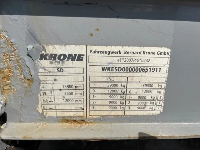 Krone 5x 2015 MEGA P400 HUCKEPACK FLAT - Semirremolque plataforma/ Caja abierta: foto 3 Krone 5x 2015 MEGA P400 HUCKEPACK FLAT - Semirremolque plataforma/ Caja abierta: foto 3