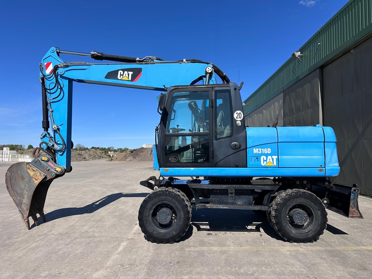 CATERPILLAR M 316 D Oil Quick OQ 65 Deutsche Maschine Top ! - Excavadora de ruedas: foto 5 CATERPILLAR M 316 D Oil Quick OQ 65 Deutsche Maschine Top ! - Excavadora de ruedas: foto 5