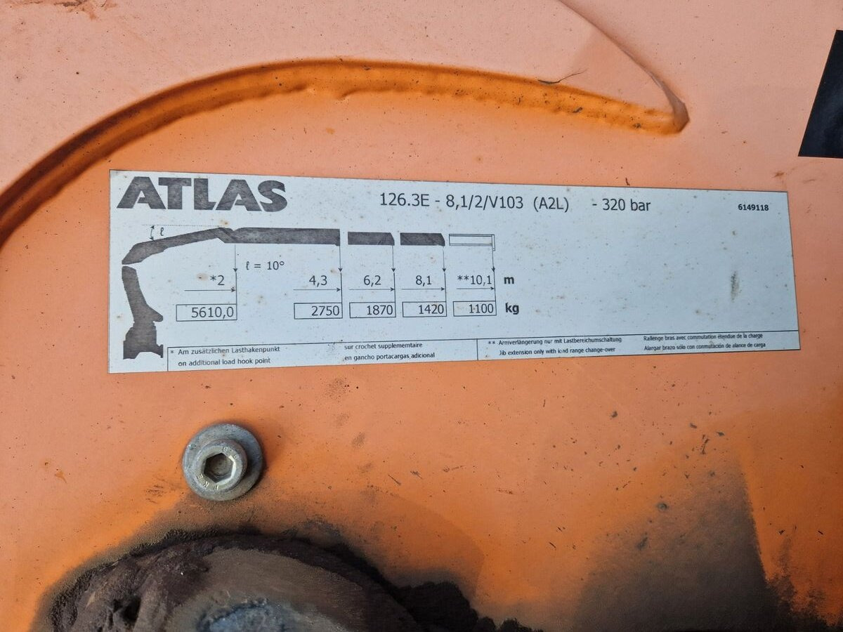 MAN TGS 28.440 6x2-4 BL TGS 28.440 6x2-4 BL, Lenk-/Liftachse, Kran Atlas 126.3E-A2L, Funk - Camión multibasculante, Camión grúa: foto 3 MAN TGS 28.440 6x2-4 BL TGS 28.440 6x2-4 BL, Lenk-/Liftachse, Kran Atlas 126.3E-A2L, Funk - Camión multibasculante, Camión grúa: foto 3