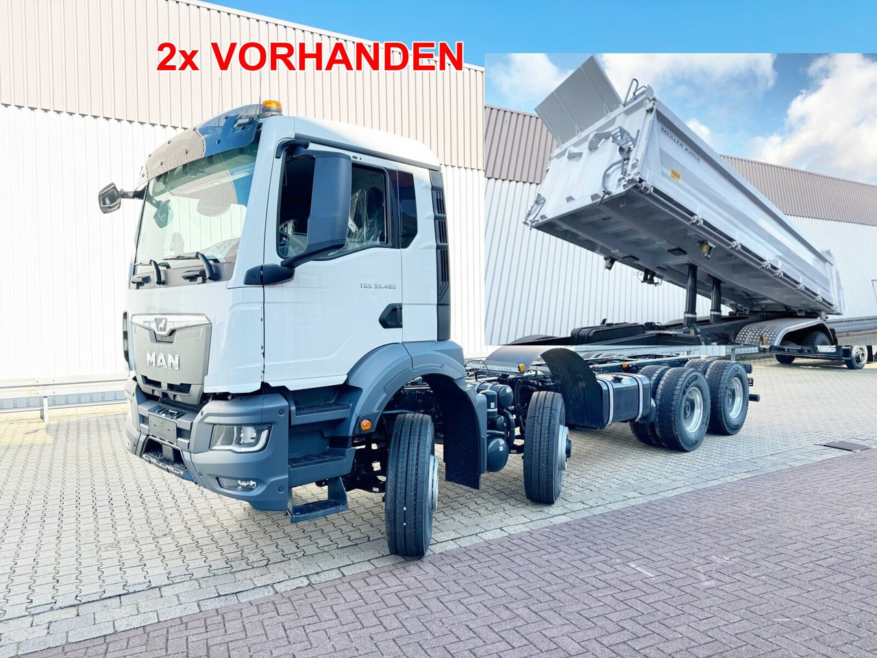 MAN TGS 35.480 8x6H BL CH TGS 35.480 8x6H BL CH, HydroDrive, Navi, Meiller 3-Seiten Kipper - Camión volquete: foto 1 MAN TGS 35.480 8x6H BL CH TGS 35.480 8x6H BL CH, HydroDrive, Navi, Meiller 3-Seiten Kipper - Camión volquete: foto 1