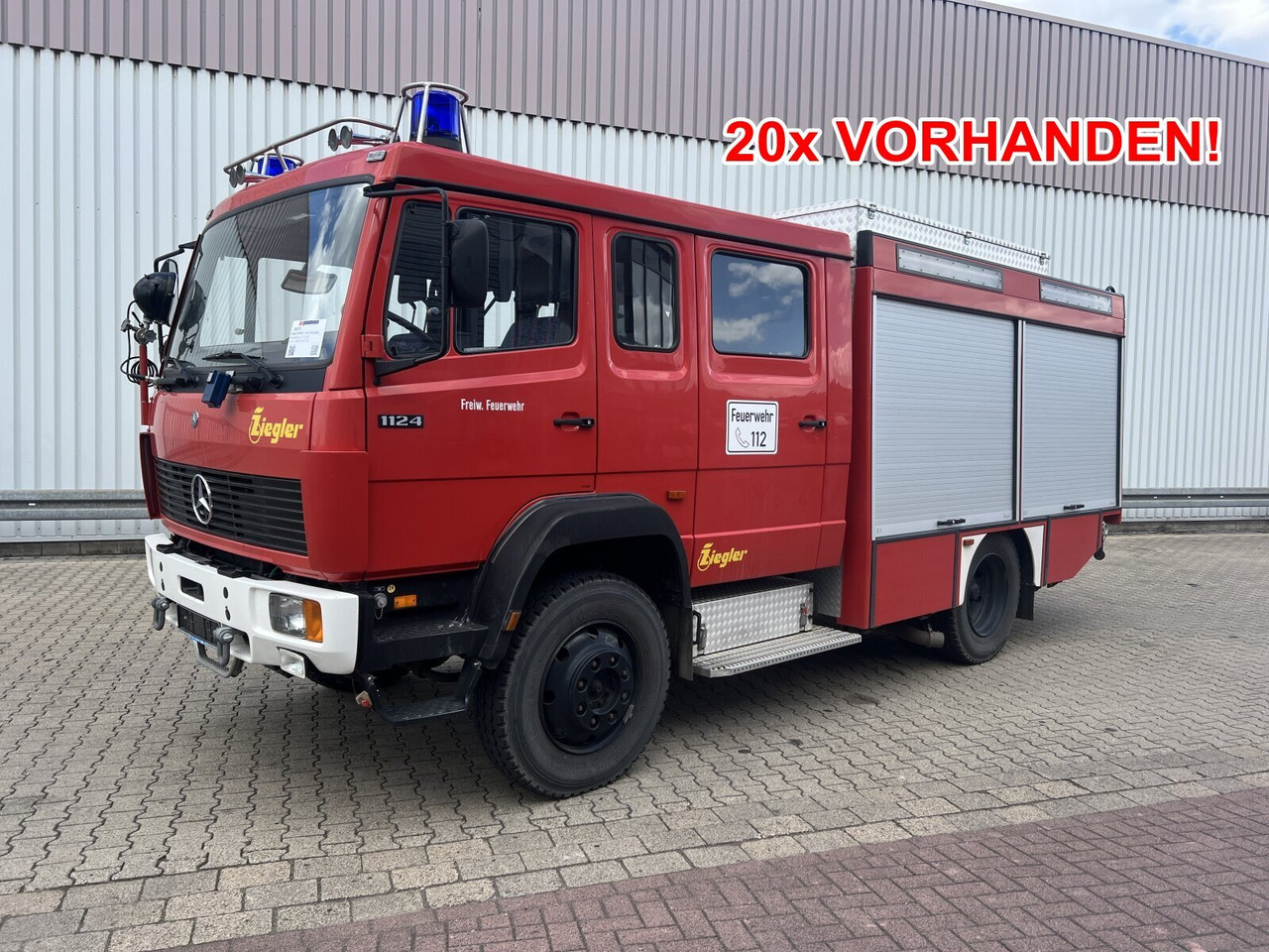 Mercedes-Benz 1124 AF 4x4 Doka 1124 AF 4x4 Doka, TLF 16/25, 2800l - Ambulancia: foto 1 Mercedes-Benz 1124 AF 4x4 Doka 1124 AF 4x4 Doka, TLF 16/25, 2800l - Ambulancia: foto 1