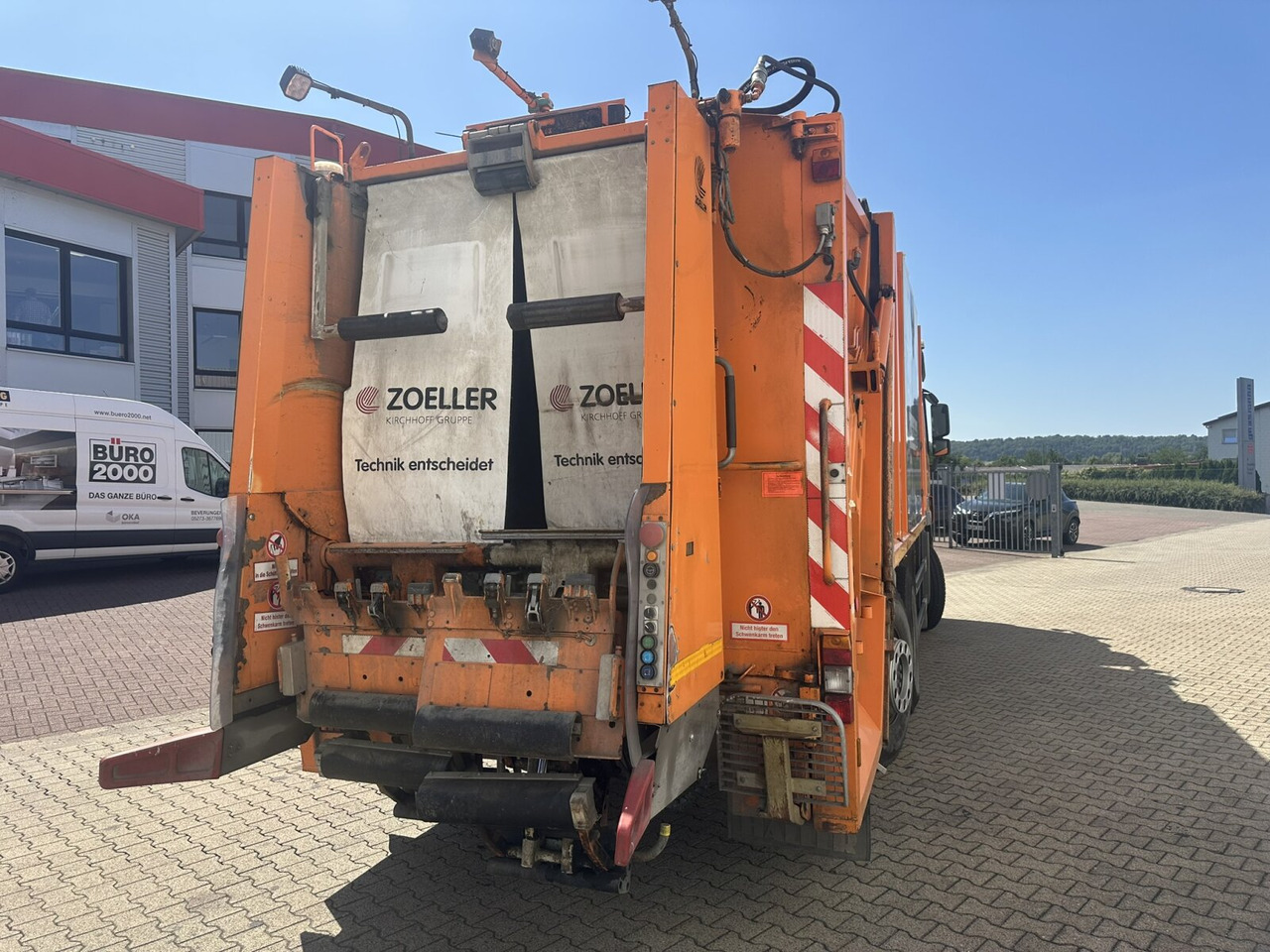 Camión de basura para transporte de basura Mercedes-Benz Actros 2532 L 6x2 Actros 2532/41 L 6x2, EEV, Lenkachse, Haller X2C M21, Zöller-Schüttung: foto 10