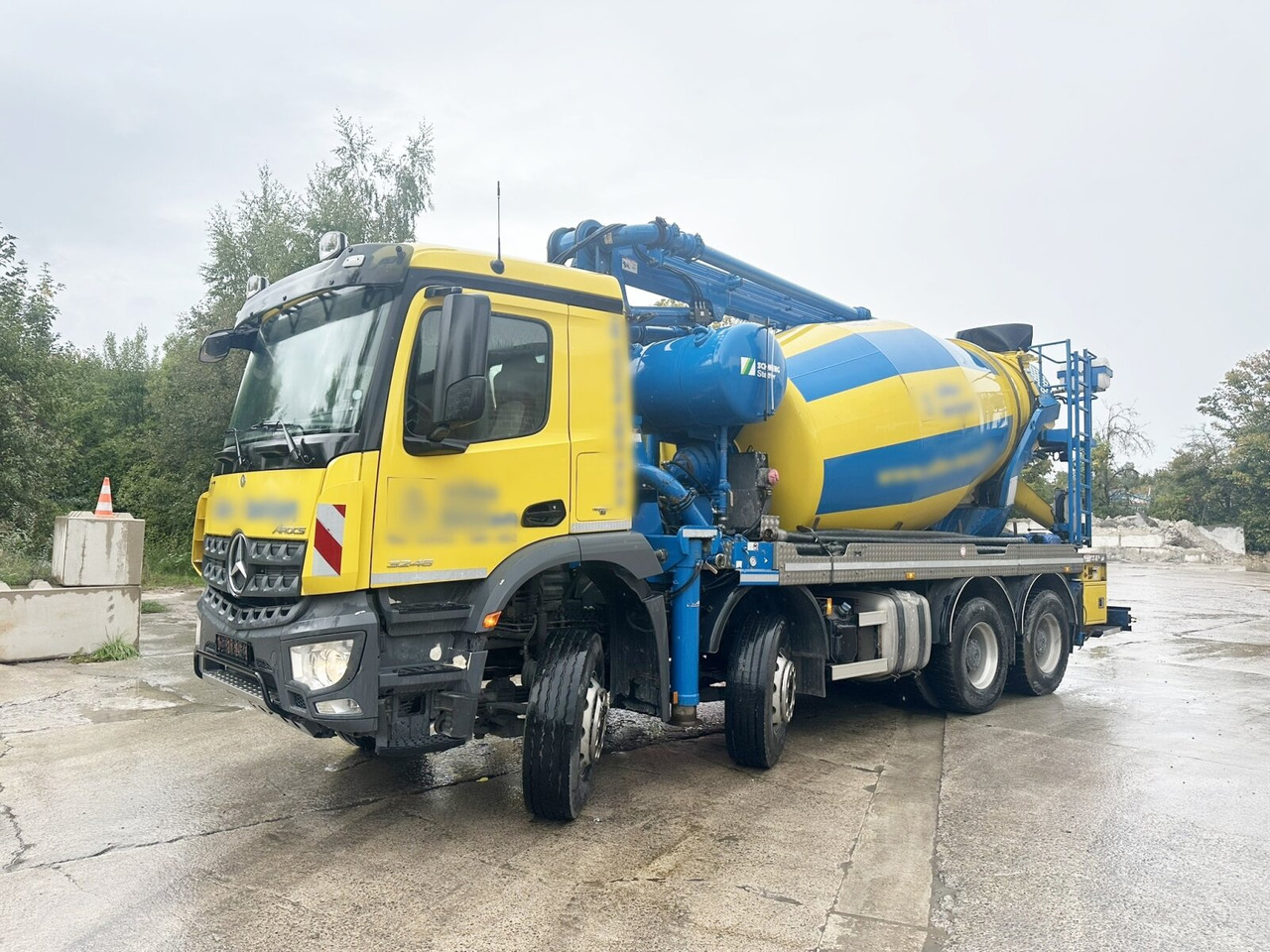 Mercedes-Benz Arocs 3246 B 8x4 Stetter Mischer 7m³, Pumpe 25m Arocs 3246 B 8x4 Stetter Mischer 7m³, Pumpe 25m - Camión hormigonera: foto 1 Mercedes-Benz Arocs 3246 B 8x4 Stetter Mischer 7m³, Pumpe 25m Arocs 3246 B 8x4 Stetter Mischer 7m³, Pumpe 25m - Camión hormigonera: foto 1