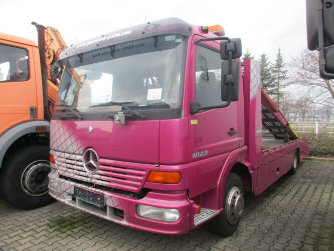 Camión portavehículos Mercedes-Benz Atego 817L 4x2 Atego 817L   4x2, Autotransporter,  2x VORHANDEN!: foto 8