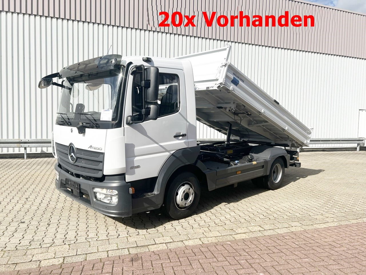 Mercedes-Benz Atego 818 K 4x2 Atego 818 K 4x2, 2x AHK, Meiller-Kipper, mehrfach Vorhanden! - Camión volquete: foto 1 Mercedes-Benz Atego 818 K 4x2 Atego 818 K 4x2, 2x AHK, Meiller-Kipper, mehrfach Vorhanden! - Camión volquete: foto 1