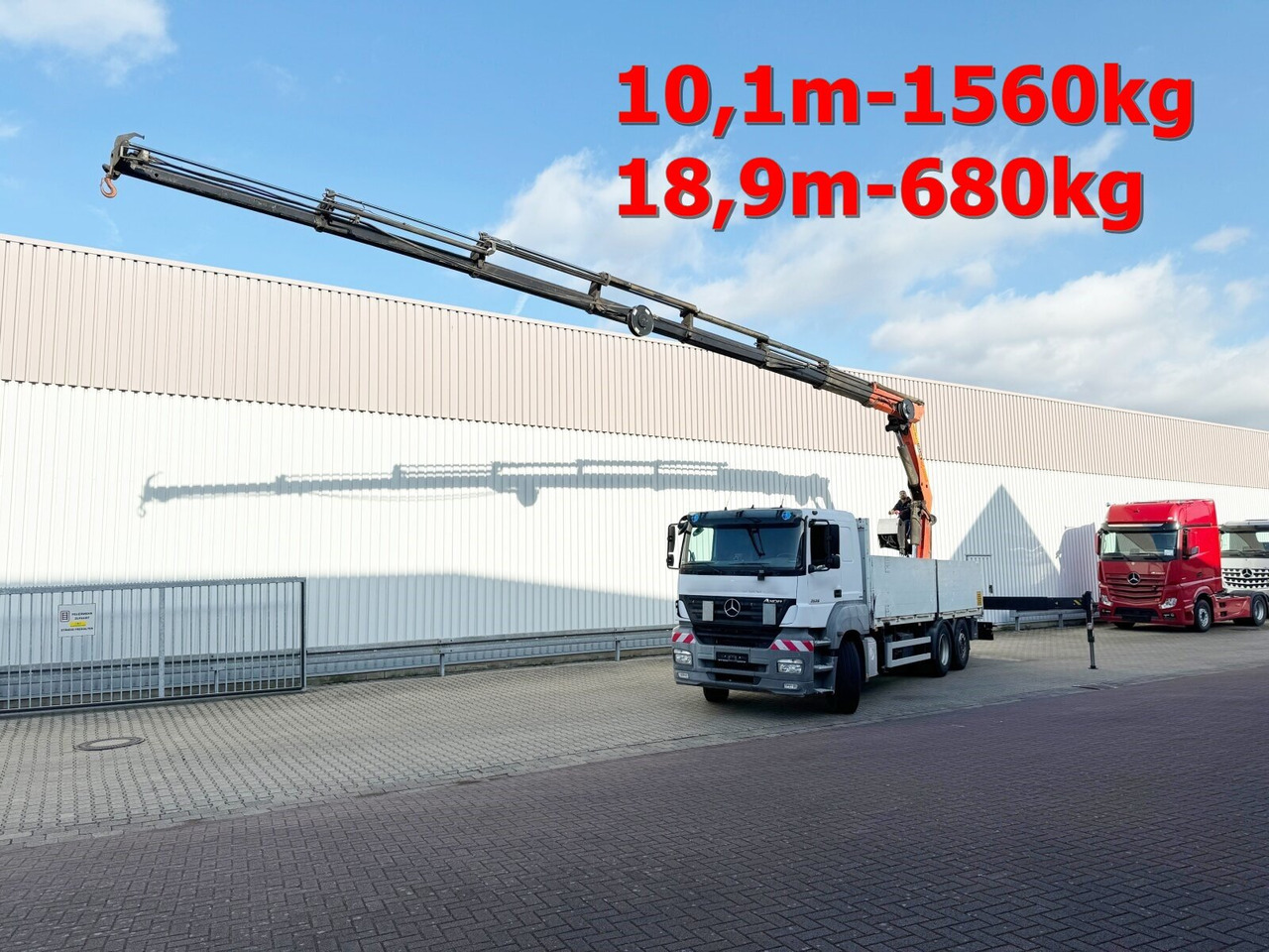 Mercedes-Benz Axor 2536/43 L 6x2 Axor 2536/43 L 6x2 mit Heckkran Palfinger PK 24502 F - Camión grúa: foto 1 Mercedes-Benz Axor 2536/43 L 6x2 Axor 2536/43 L 6x2 mit Heckkran Palfinger PK 24502 F - Camión grúa: foto 1