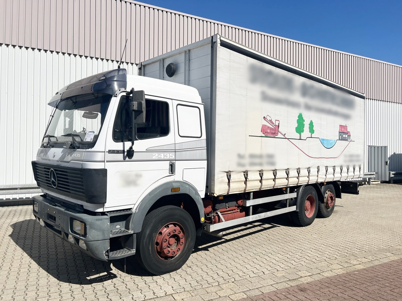 Mercedes-Benz SK 2435 L 6x2 SK 2435 L 6x2, V8 - Camión lona: foto 1 Mercedes-Benz SK 2435 L 6x2 SK 2435 L 6x2, V8 - Camión lona: foto 1