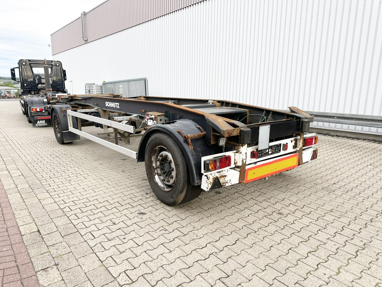 Remolque multilift/ Portacontenedores de cadenas Schmitz Cargobull ACF 18 S ACF 18 S Schlittenabroller: foto 12