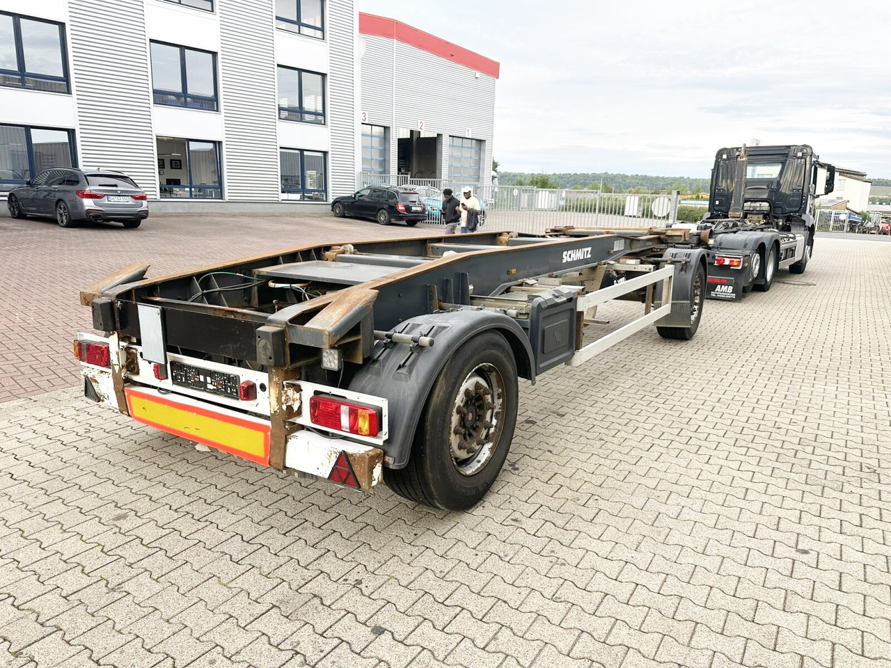 Remolque multilift/ Portacontenedores de cadenas Schmitz Cargobull ACF 18 S ACF 18 S Schlittenabroller: foto 11