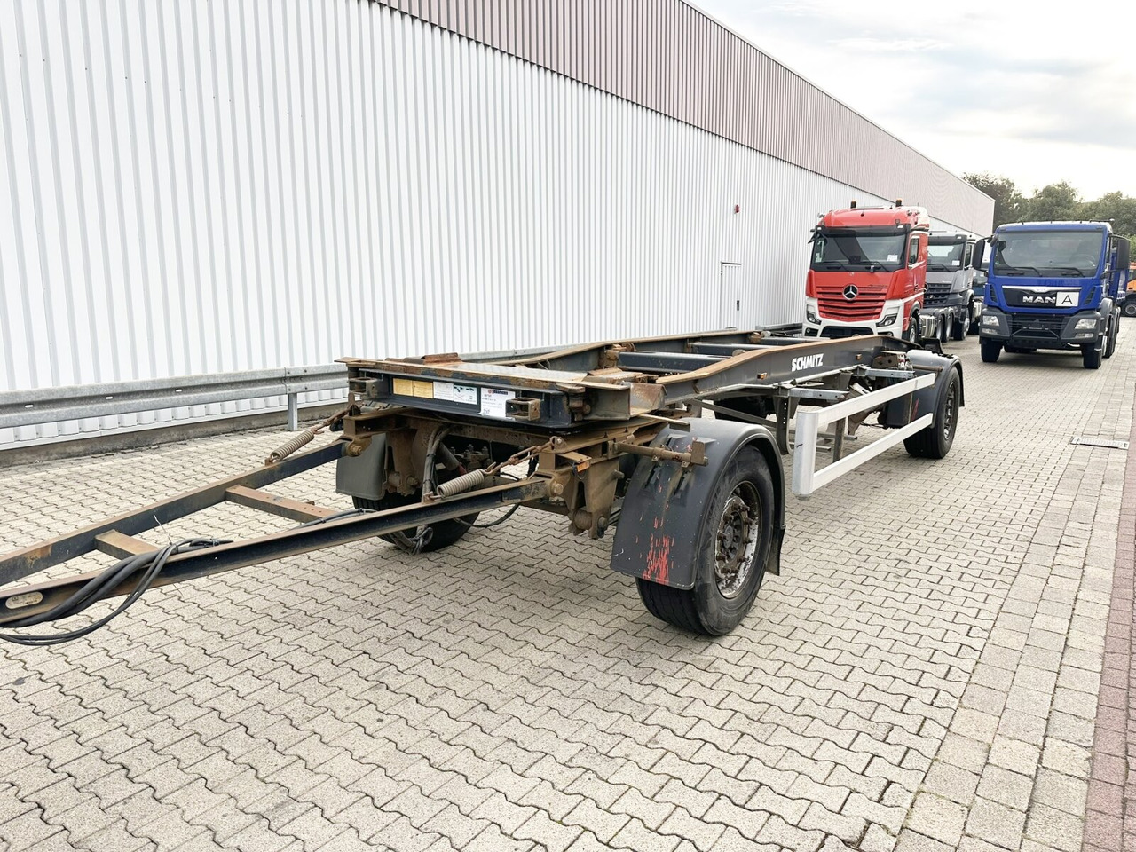 Remolque multilift/ Portacontenedores de cadenas Schmitz Cargobull ACF 18 S ACF 18 S Schlittenabroller: foto 8