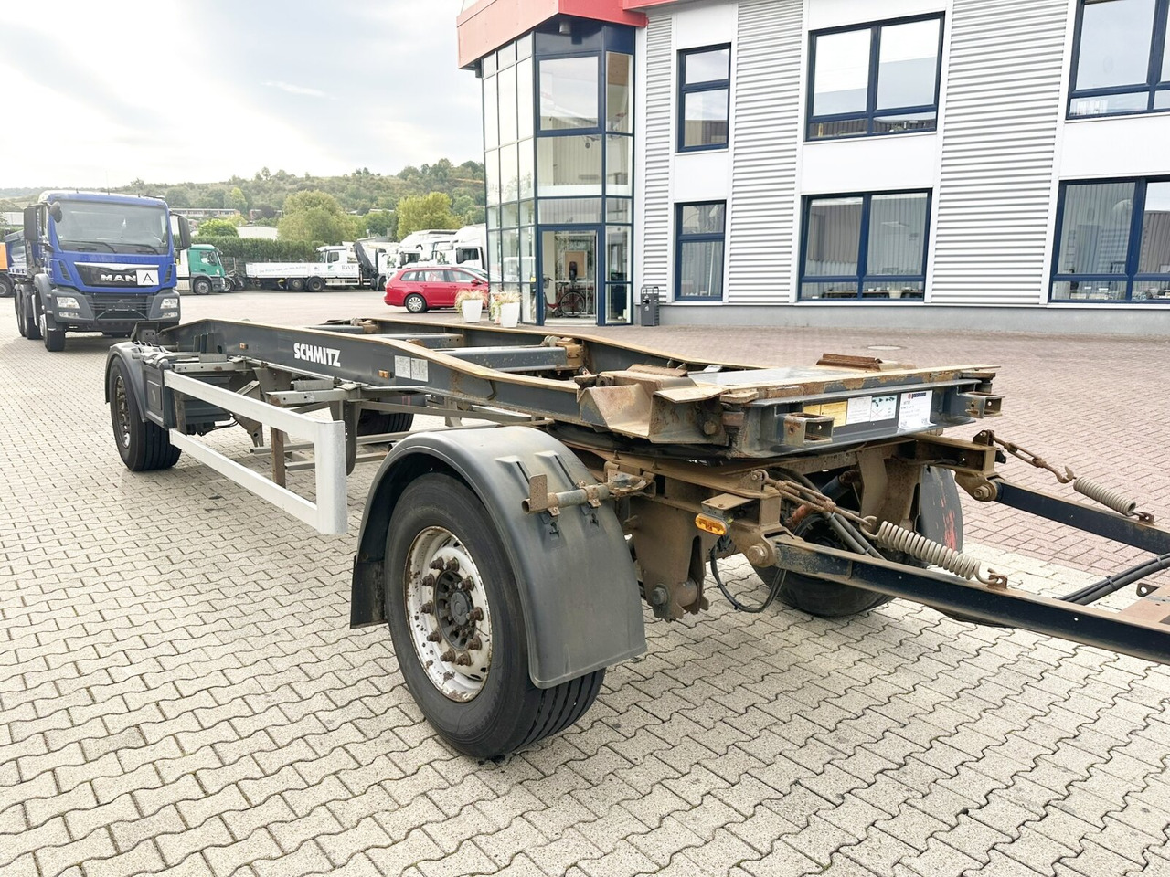 Remolque multilift/ Portacontenedores de cadenas Schmitz Cargobull ACF 18 S ACF 18 S Schlittenabroller: foto 9