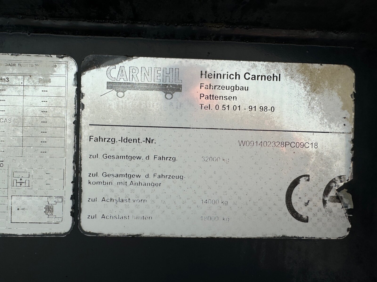 Carnehl CHKS/HH CHKS/HH, Stahlmulde ca. 25m³ - Semirremolque: foto 2 Carnehl CHKS/HH CHKS/HH, Stahlmulde ca. 25m³ - Semirremolque: foto 2