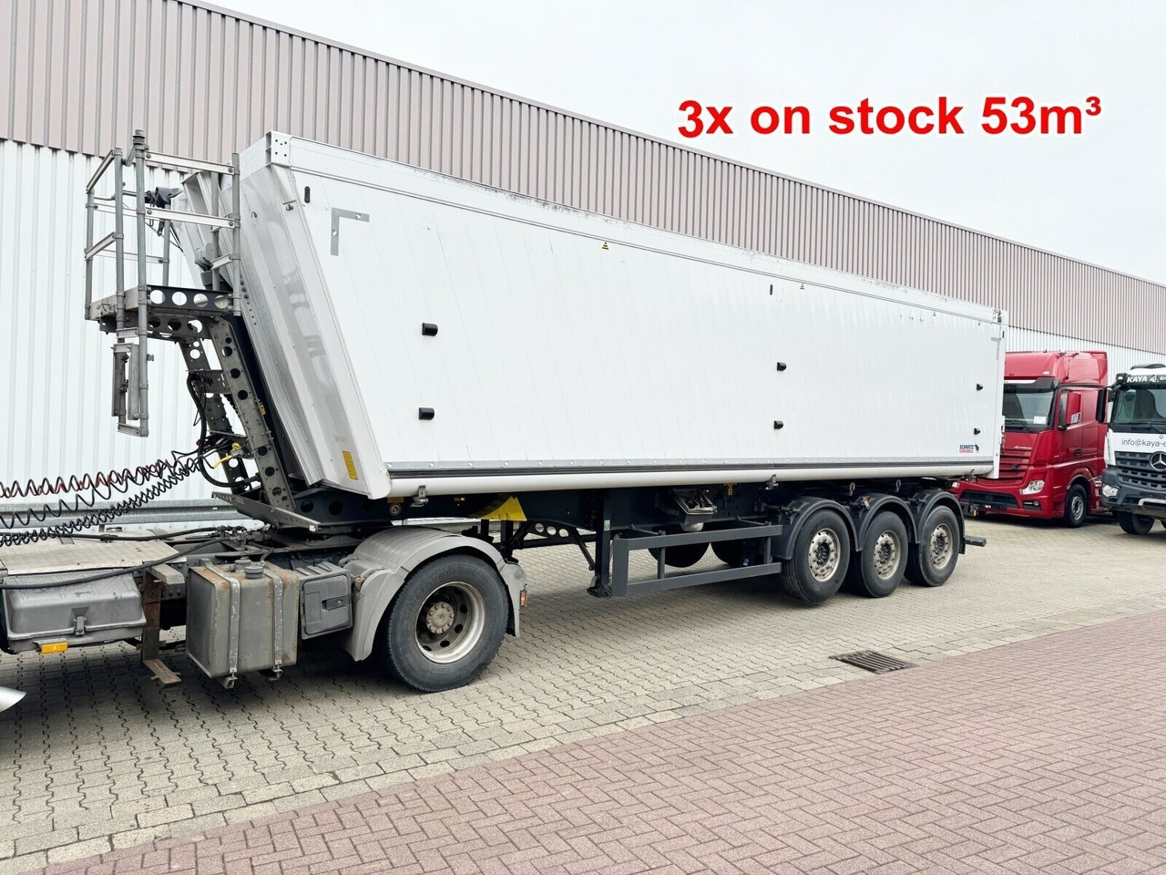 Schmitz Cargobull SKI 24 SL 9.6 SKI 24 SL 9.6, Liftachse, Alumulde ca. 52m³ - Semirremolque: foto 1 Schmitz Cargobull SKI 24 SL 9.6 SKI 24 SL 9.6, Liftachse, Alumulde ca. 52m³ - Semirremolque: foto 1