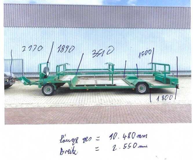 TL 6,4 Empl TL 6,4 Spezial-Tiefladeanhänger, Ex-Polizei - Remolque plataforma/ Caja abierta: foto 5 TL 6,4 Empl TL 6,4 Spezial-Tiefladeanhänger, Ex-Polizei - Remolque plataforma/ Caja abierta: foto 5