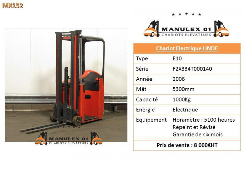 Linde E10 - Carretilla elevadora eléctrica: foto 2 Linde E10 - Carretilla elevadora eléctrica: foto 2