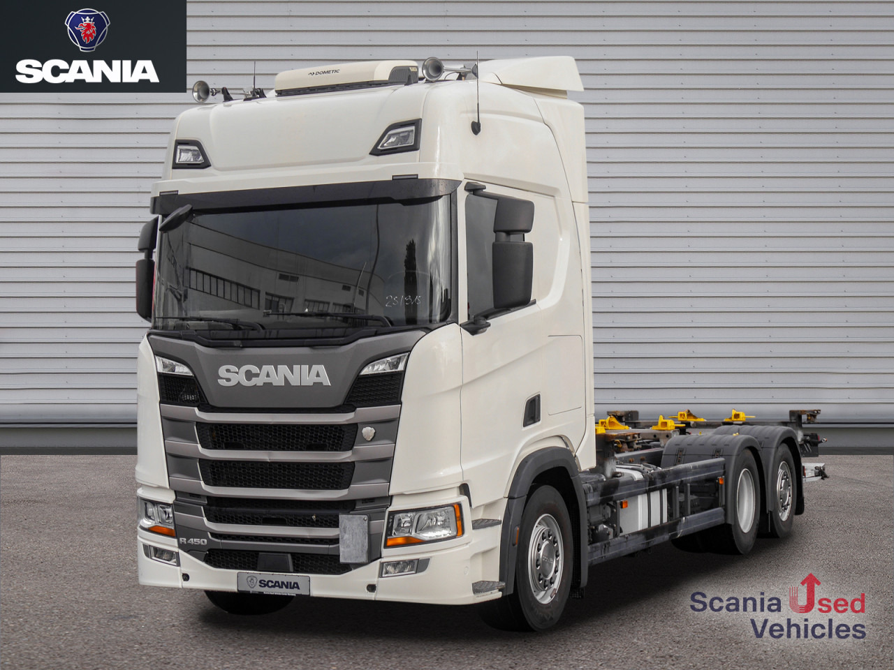 SCANIA R 450 B6x2NB - Schaltgetriebe / LBW - - Camión portacontenedore/ Intercambiable: foto 1 SCANIA R 450 B6x2NB - Schaltgetriebe / LBW - - Camión portacontenedore/ Intercambiable: foto 1