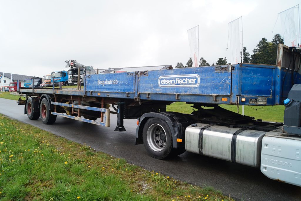 Unterholzner ULSZ 20/E Lenkachse - Semirremolque plataforma/ Caja abierta: foto 1 Unterholzner ULSZ 20/E Lenkachse - Semirremolque plataforma/ Caja abierta: foto 1