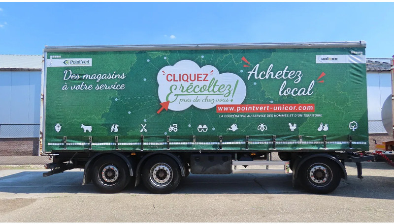 Lecitrailer 27000 kg! Liftaxel, 3 axel BPW, Edscha - Remolque con toldo: foto 1 Lecitrailer 27000 kg! Liftaxel, 3 axel BPW, Edscha - Remolque con toldo: foto 1