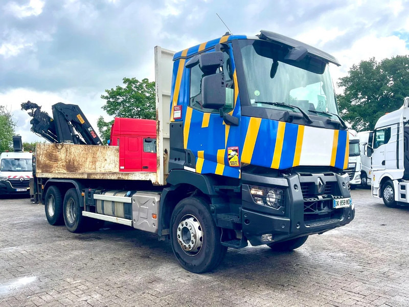 Renault C430 Bj 2018 HIAB X-HIDOU 18 8 , RETARDER, WHEELBASE 4.35M, NAVI - Camión grúa: foto 1 Renault C430 Bj 2018 HIAB X-HIDOU 18 8 , RETARDER, WHEELBASE 4.35M, NAVI - Camión grúa: foto 1
