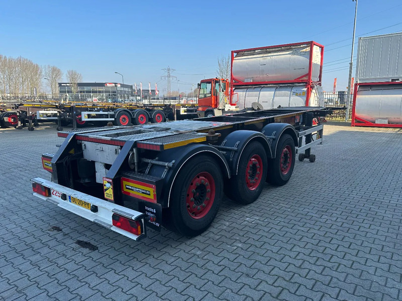 Semirremolque portacontenedore/ Intercambiable Burg 20FT / 20FT SWAP ADR (EX/II, EX/III, FL, AT) Chassis, 3.690kg, SAF INTRADISC, 2x Liftaxle, NL-chassis: foto 7