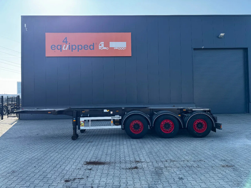 Burg 20FT/3-axles, SAF INTRADISC, ADR (EXII, EXII, FL, AT), 2x LIFTAXLE, NL-Chassis, APK/ADR:06/2025 - Semirremolque portacontenedore/ Intercambiable: foto 4 Burg 20FT/3-axles, SAF INTRADISC, ADR (EXII, EXII, FL, AT), 2x LIFTAXLE, NL-Chassis, APK/ADR:06/2025 - Semirremolque portacontenedore/ Intercambiable: foto 4