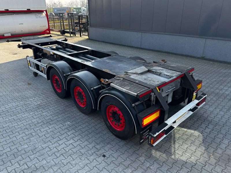 Burg 20FT/3-axles, SAF INTRADISC, ADR (EXII, EXII, FL, AT), 2x LIFTAXLE, NL-Chassis, APK/ADR:06/2025 - Semirremolque portacontenedore/ Intercambiable: foto 5 Burg 20FT/3-axles, SAF INTRADISC, ADR (EXII, EXII, FL, AT), 2x LIFTAXLE, NL-Chassis, APK/ADR:06/2025 - Semirremolque portacontenedore/ Intercambiable: foto 5