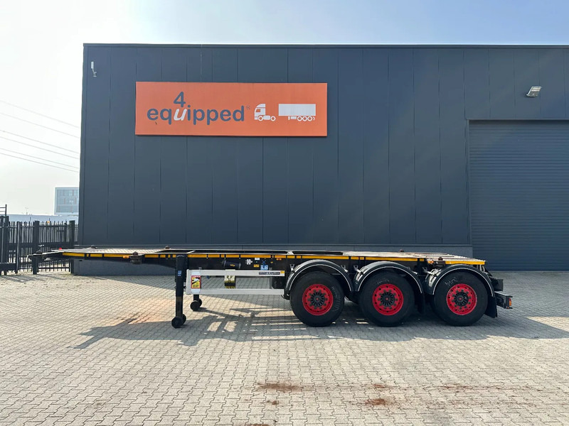 Burg 20FT ADR (EX/II, EX/III, FL, AT) Chassis, Leergewicht : 3.690kg, SAF INTRADISC, 2x Liftachse, NL-Chassis, APK/ADR: 07-2025 - Semirremolque portacontenedore/ Intercambiable: foto 2 Burg 20FT ADR (EX/II, EX/III, FL, AT) Chassis, Leergewicht : 3.690kg, SAF INTRADISC, 2x Liftachse, NL-Chassis, APK/ADR: 07-2025 - Semirremolque portacontenedore/ Intercambiable: foto 2