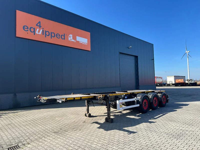 Burg 20FT ADR (EX/II, EX/III, FL, AT), Leergewicht : 3.690kg, SAF INTRADISC, 2x Liftachse, NL-Chassis, , APK/ADR: 07-2025 - Semirremolque portacontenedore/ Intercambiable: foto 1 Burg 20FT ADR (EX/II, EX/III, FL, AT), Leergewicht : 3.690kg, SAF INTRADISC, 2x Liftachse, NL-Chassis, , APK/ADR: 07-2025 - Semirremolque portacontenedore/ Intercambiable: foto 1