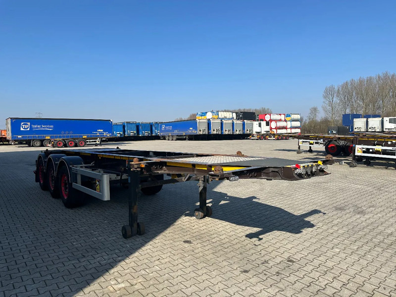 Semirremolque portacontenedore/ Intercambiable Burg 20FT ADR (EX/II, EX/III, FL, AT), empty weight: 3.690kg, SAF INTRADISC, 2x liftaxle, ALCOA, NL-Chassis: foto 6 Semirremolque portacontenedore/ Intercambiable Burg 20FT ADR (EX/II, EX/III, FL, AT), empty weight: 3.690kg, SAF INTRADISC, 2x liftaxle, ALCOA, NL-Chassis: foto 6