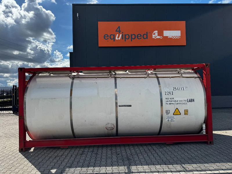 CIMC 20FT ISO, 25.050L / 1-COMP / 3 BAFFELS / T12 / 22K2 / 4 manholes / ADR valid until 11/2026 - Tanque de almacenamiento: foto 2 CIMC 20FT ISO, 25.050L / 1-COMP / 3 BAFFELS / T12 / 22K2 / 4 manholes / ADR valid until 11/2026 - Tanque de almacenamiento: foto 2