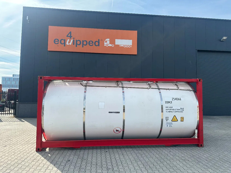CIMC 20FT ISO, 25.060L / 1-COMP / 3 BAFFELS / T12 / 22K2 / 4 manholes / ADR valid until 12/2026 - Tanque de almacenamiento: foto 2 CIMC 20FT ISO, 25.060L / 1-COMP / 3 BAFFELS / T12 / 22K2 / 4 manholes / ADR valid until 12/2026 - Tanque de almacenamiento: foto 2