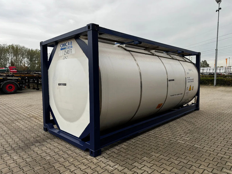 CIMC 20FT ISO, 25.090L / 1-COMP / 3 BAFFELS / T12 / 22T6 / 4 LIDS / ADR valid until 04/2027 - Tanque de almacenamiento: foto 4 CIMC 20FT ISO, 25.090L / 1-COMP / 3 BAFFELS / T12 / 22T6 / 4 LIDS / ADR valid until 04/2027 - Tanque de almacenamiento: foto 4