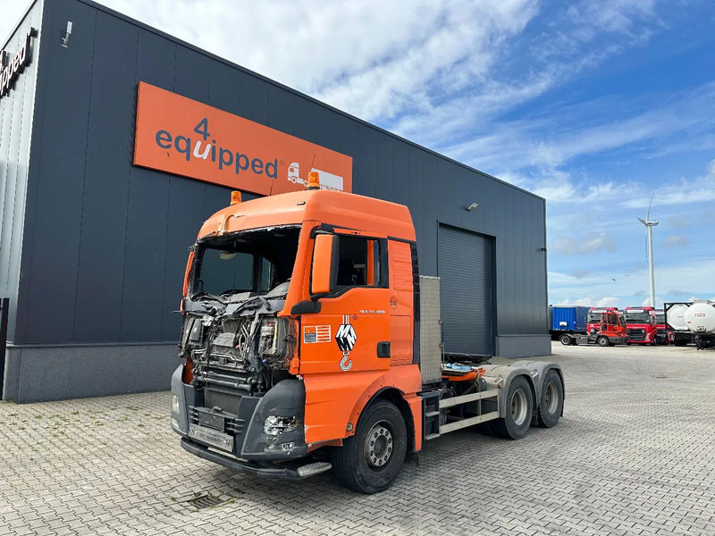 MAN TGX 26.480 6x4, MANUAL GEARBOX, ONLY CABIN DAMAGE, 231.000KM - Cabeza tractora: foto 1 MAN TGX 26.480 6x4, MANUAL GEARBOX, ONLY CABIN DAMAGE, 231.000KM - Cabeza tractora: foto 1
