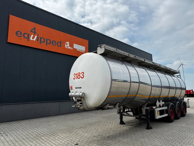 Indox 37.500L / 1-COMP /4-BAFFELS, ADR, L4BH, INOX, NL, APK/ADR till 10/2025, new SAF axles, ALCOA - Semirremolque cisterna: foto 1 Indox 37.500L / 1-COMP /4-BAFFELS, ADR, L4BH, INOX, NL, APK/ADR till 10/2025, new SAF axles, ALCOA - Semirremolque cisterna: foto 1