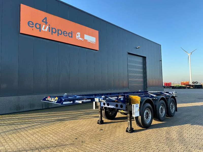Krone NEW / DIRECT AVAILABLE 20FT ADR-CHASSIS, DISCBRAKES, LIFTAXLE, 2x available - Semirremolque portacontenedore/ Intercambiable: foto 1 Krone NEW / DIRECT AVAILABLE 20FT ADR-CHASSIS, DISCBRAKES, LIFTAXLE, 2x available - Semirremolque portacontenedore/ Intercambiable: foto 1