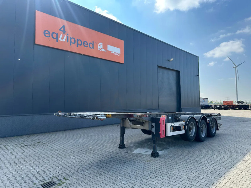 Van Hool 20FT/30FT, ADR (EX/II, EX/III, FL, OX, AT), BPW + drum, ALCOA, galvanized, liftaxle, NL-Chassis - Semirremolque portacontenedore/ Intercambiable: foto 1 Van Hool 20FT/30FT, ADR (EX/II, EX/III, FL, OX, AT), BPW + drum, ALCOA, galvanized, liftaxle, NL-Chassis - Semirremolque portacontenedore/ Intercambiable: foto 1