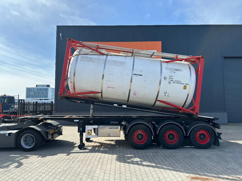 Van Hool 20FT Tipping-chassis, ADR (EX/II, EX/III, FL, AT), SAF, 2 liftaxles, APK/ADR: 10-2025 - Semirremolque portacontenedore/ Intercambiable: foto 3 Van Hool 20FT Tipping-chassis, ADR (EX/II, EX/III, FL, AT), SAF, 2 liftaxles, APK/ADR: 10-2025 - Semirremolque portacontenedore/ Intercambiable: foto 3