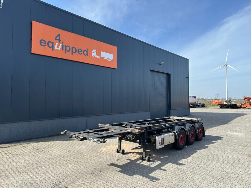 Van Hool 20FT Tipping-chassis, ADR (EX/II, EX/III, FL, AT), SAF, 2 liftaxles, APK/ADR: 10-2025 - Semirremolque portacontenedore/ Intercambiable: foto 2 Van Hool 20FT Tipping-chassis, ADR (EX/II, EX/III, FL, AT), SAF, 2 liftaxles, APK/ADR: 10-2025 - Semirremolque portacontenedore/ Intercambiable: foto 2