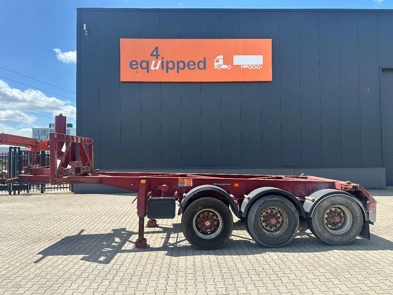 Van Hool 3 AXLE 20FT TIPPING-CHASSIS, BPW + DRUMBRAKES - Semirremolque portacontenedore/ Intercambiable: foto 2 Van Hool 3 AXLE 20FT TIPPING-CHASSIS, BPW + DRUMBRAKES - Semirremolque portacontenedore/ Intercambiable: foto 2