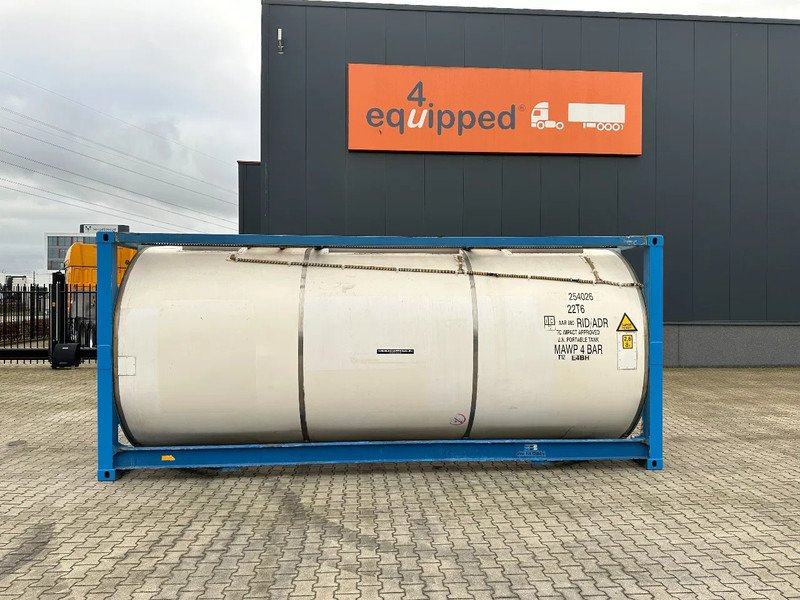 Welfit Oddy 20FT ISO, T12, 25.100L /1-COMP / BAFFELS, ADR-tests valid until 02/2027 - Tanque de almacenamiento: foto 2 Welfit Oddy 20FT ISO, T12, 25.100L /1-COMP / BAFFELS, ADR-tests valid until 02/2027 - Tanque de almacenamiento: foto 2