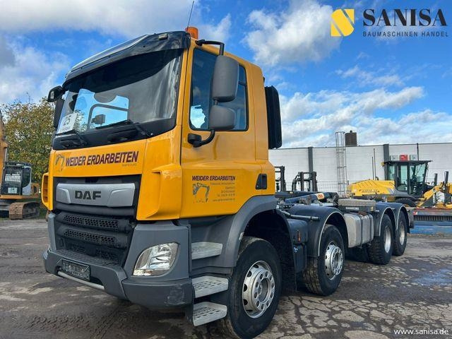 DAF CF 450/Abrollkipper HYVA 30-67-S 30TON/Lenkachse - Camión multibasculante: foto 1 DAF CF 450/Abrollkipper HYVA 30-67-S 30TON/Lenkachse - Camión multibasculante: foto 1