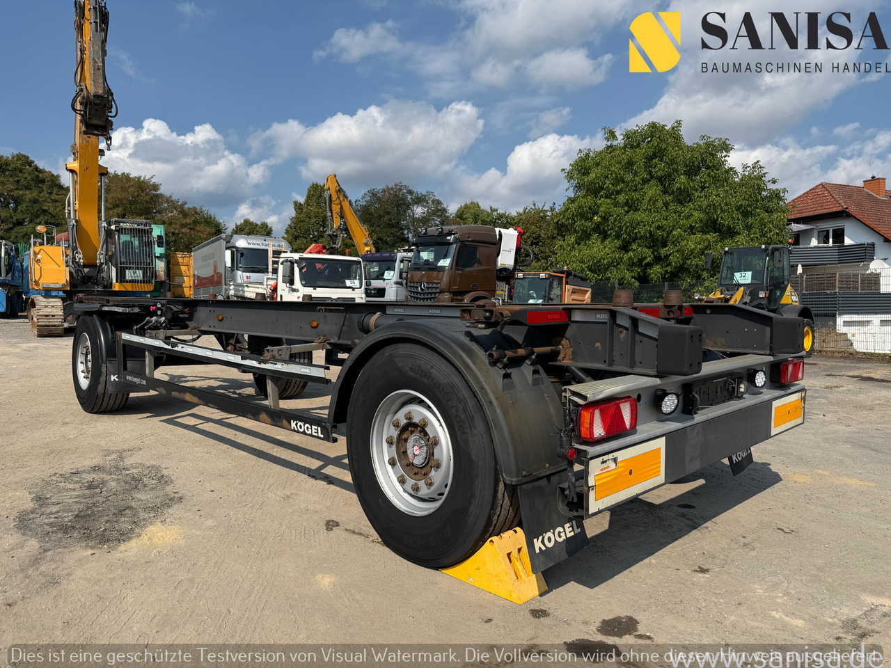 KÖGEL AW18/Wechselfahrgestell/BDF/Pneumatik - Remolque chasis: foto 3 KÖGEL AW18/Wechselfahrgestell/BDF/Pneumatik - Remolque chasis: foto 3