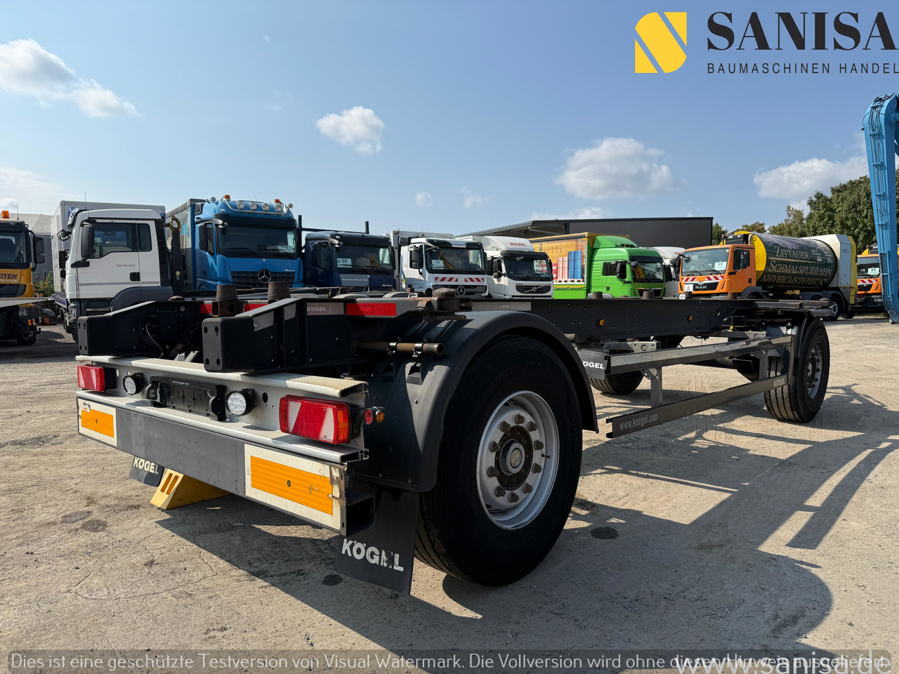 KÖGEL AW18/Wechselfahrgestell/BDF/Pneumatik - Remolque chasis: foto 4 KÖGEL AW18/Wechselfahrgestell/BDF/Pneumatik - Remolque chasis: foto 4